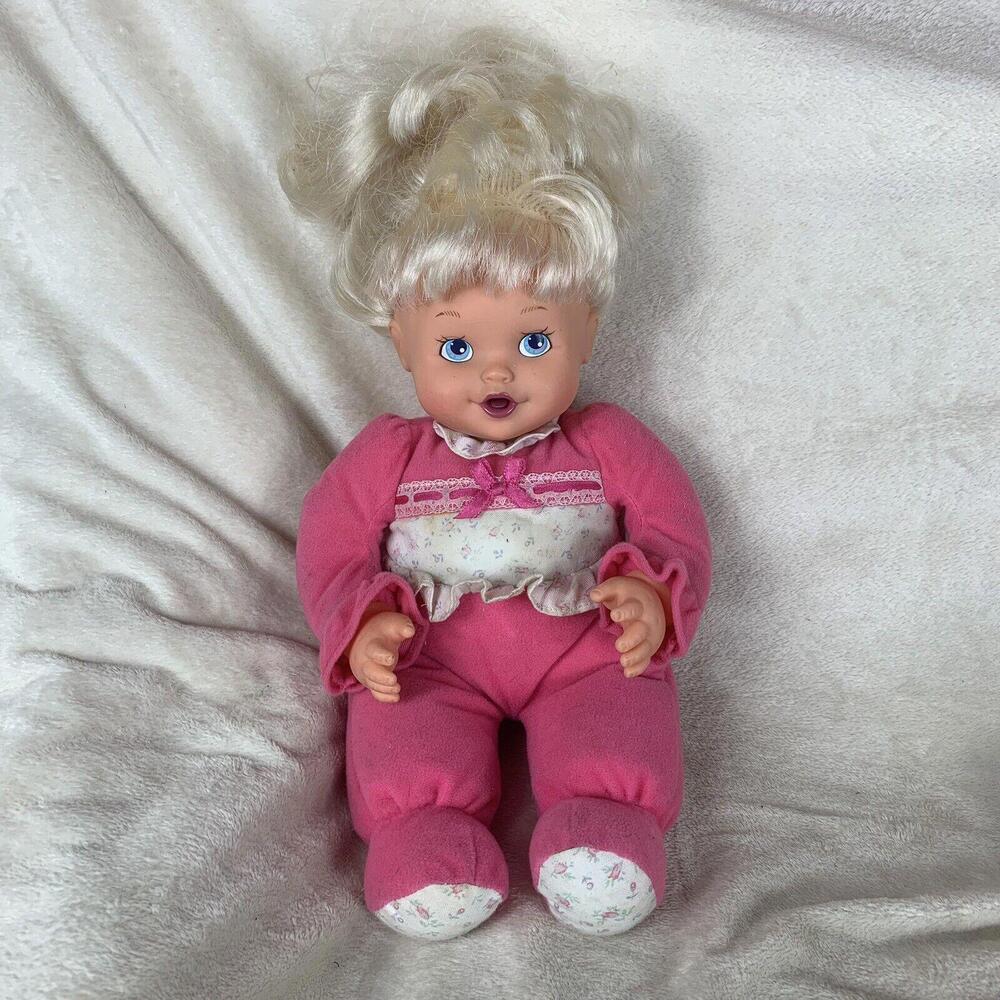 Vtg  L’il Sniffles 15” Irwin Talking Doll Sneezes Says 20 Phrases 2000 Rare HTF